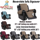 Reversible Recliner Arm Chair Cover Lazy Boy Protector Wide Elastic Straps NEW