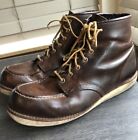 Red Wing 4548 Heritage Moc Toe Work Boots Brown Size 12 D Made In USA