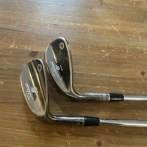 Titleist Vokey SM7 Wedge 50 And 54 Degree Left Handed Chrome Colored Golf Clubs
