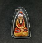 Hermit Wood Carving Thai Amulets Pendant Buddha Blessing Powerful Lucky Wealthy