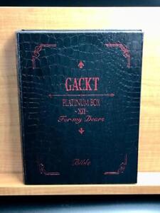 GACKT platinum box XII for my dears limited edition DVD