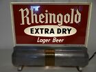 1930s 40s Rheingold Art Deco Price Bros Light Back Bar Sign Liebmann Brewery NY