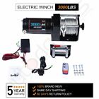 3000LBS Winch 40' Steel Cable Offroad Electric Winch Wireless Remote Control 12V