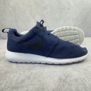 Nike Men Shoes Blue Running Athletic Sneakers Mesh Roshe Run 511881-405 Size 12