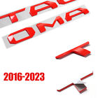 Red Tailgate Insert Letter Raised Emblem 3D Accessories for 2016-2023 TACOMA (For: 2020 Toyota Tacoma TRD Sport)