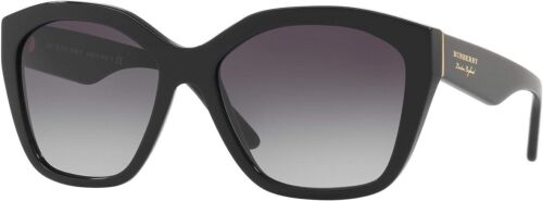 BURBERRY BE 4261 30018G Black Plastic Irregular Sunglasses Gray Gradient Lens