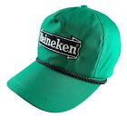 Vintage 80s Brew Master Heineken Green Beer SnapBack Hat