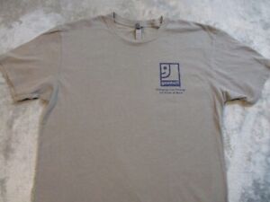 Goodwill Shirt Large Gray Blue Charity Volunteer Worker T-Shirt Mens 0653