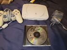 SONY PLAYSTATION 1 ALL HOOKUPS, 1 CONTROLLER +GAME ALL CONFIRMED WORKING