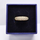 Swarovski Ring MAEVA Rose Gold Plated Size 58 8 Excellent Condition