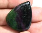 43.50 Ct Natural Ruby in Zoisite Cabochon Pendant Bead African Loose GemStone