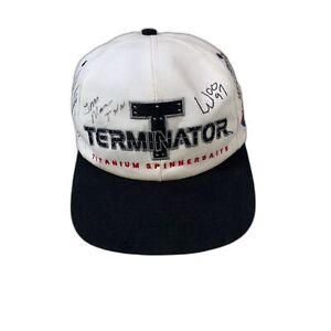 Terminator  Titanium Spinnerbaits SnapBack Cap hat vintage autographed Houston