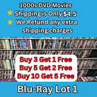 Blu-Ray Movies Pick & Choose Lot (1) Flat Rate Shipping FREE DVDS With Purchase