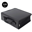 520 Disc CD DVD Organizer Holder Case Bag PU Leather Wallet Media Storage Box