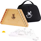 Music Maker Lap Harp with Sheet Music and Black Carrying Case