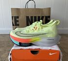Women's Nike Air Zoom Alphafly NEXT% Barely Volt Green CZ1514-700 size 8.5