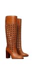 Tory Burch Basketweave Knee High Boots Size 5M New In Box Retail Price $698