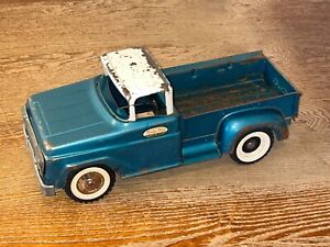 Vintage Tonka 1959 Blue and White Stepside Pickup Truck