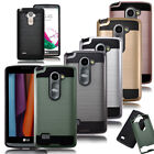 Matte Brushed Armor Hybrid Dual Layer Protective Cover Hard Case For LG Phones