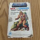 Vintage 1980's Masters of the Universe He-man Giant card game War and Conquer