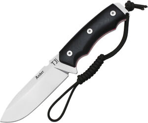 Nieto Archer Survival Black Smooth G10 Molybdenum Fixed Blade Knife 1091G10