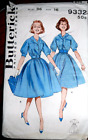 Vintage 1950's Butterick Women's Dress pattern in size 36 Full Skirt  UNCUT