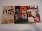 3 working cassette tapes 90's NAS '96 ,ROCK SMOOTH(straighten),EPMD (crossover)