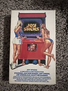 Joy Sticks 1983 Movie Beta Max Tape Vestron Joe Don Baker Arcade Comedy