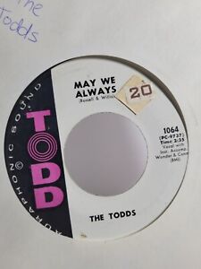 The Todds rock doowop 45 Tennessee bw May We Always b3