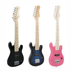 3 Colors Kids Beginner Guitar With Amp Case Electric Guitar Accessories Pack 30