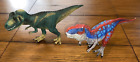LOT (2) Schleich Dinosaur T-Rex Am Lines 69 Blue Red Green - U Get Both