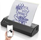 P8008 Bluetooth Rechargeable Tattoo Stencil Printer Compatible with iOS＆Android