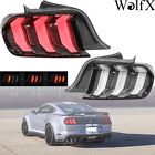 For 2015-2023 Ford Mustang Clear LED Sequential Signal Tail Lights EURO STYLE (For: 2016 Mustang GT)