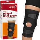 Leader Neoprene Hinged Knee Brace (Black) Medium