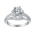 Babs Solitaire Engagement Ring Cubic Zirconia Women Wedding Ginger Lyne Colle...
