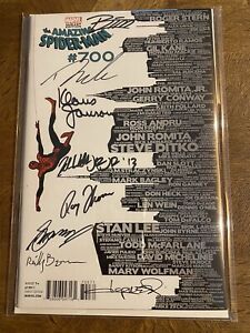The Amazing Spider-Man #700 Skyline Variant—9 Signatures w/COA