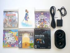 New ListingTested Lot of 6 PlayStation 3 PS3 Games CIB Complete with Manual and 1 Accessory