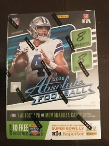 2020 Panini sealed ABSOLUTE FOOTBALL BLASTER Box 1 AUTO OR RELIC! KABOOM!?