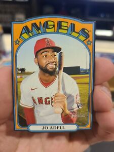 Jo Adell 2021 Topps Heritage Die Cut RC Parallel #72DC-10