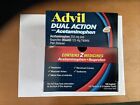 Advil Dual Action caplets, #50 individual packets of 2 caplets each, Exp 2025