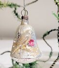 New ListingYellow Bird, sitting on Branch.  Early 1900s Bell Shaped  Glass German Ornament