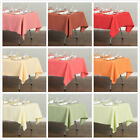 1/10PK LinenTablecloth 60 x 126 in Polyester Tablecloths for Wedding Event Party