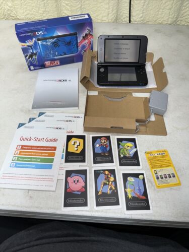 Nintendo 3DS XL Pokemon X and Y XY Limited Edition - Blue CIB AR CARDS MINTY
