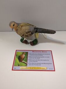 Danbury Mint Mourning Dove Ornament Songbird Christmas Collection Bird Decor