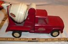 TONKA JEEP JEEPSTER CEMENT MIXER TRUCK 1960s RED