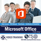 Learn Microsoft ACCESS EXCEL WORD OUTLOOK 2016 2013 Training DVD-ROM Tutorial