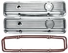 LT1 Style Aluminum Valve Covers w/ Gaskets For Small Block Camaro Chevelle Nova (For: More than one vehicle)