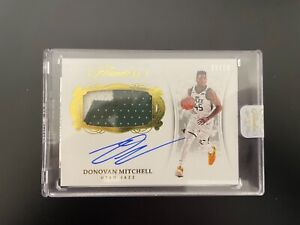 New Listing2017-18 Panini Flawless Donovan Mitchell Rookie Patch Auto RPA /10 RC