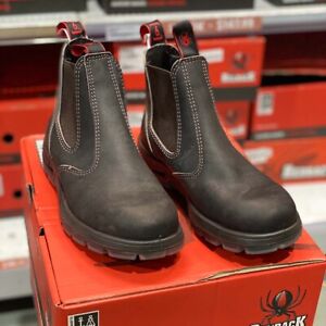 DISCOUNTED REDBACK BOOTS UBOK Bobcat Dark Brown Oil Kip Soft Toe Work Boots