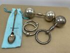 4 Pcs. Tiffany & Co. .925 Sterling Silver Baby Rattle and Spoon